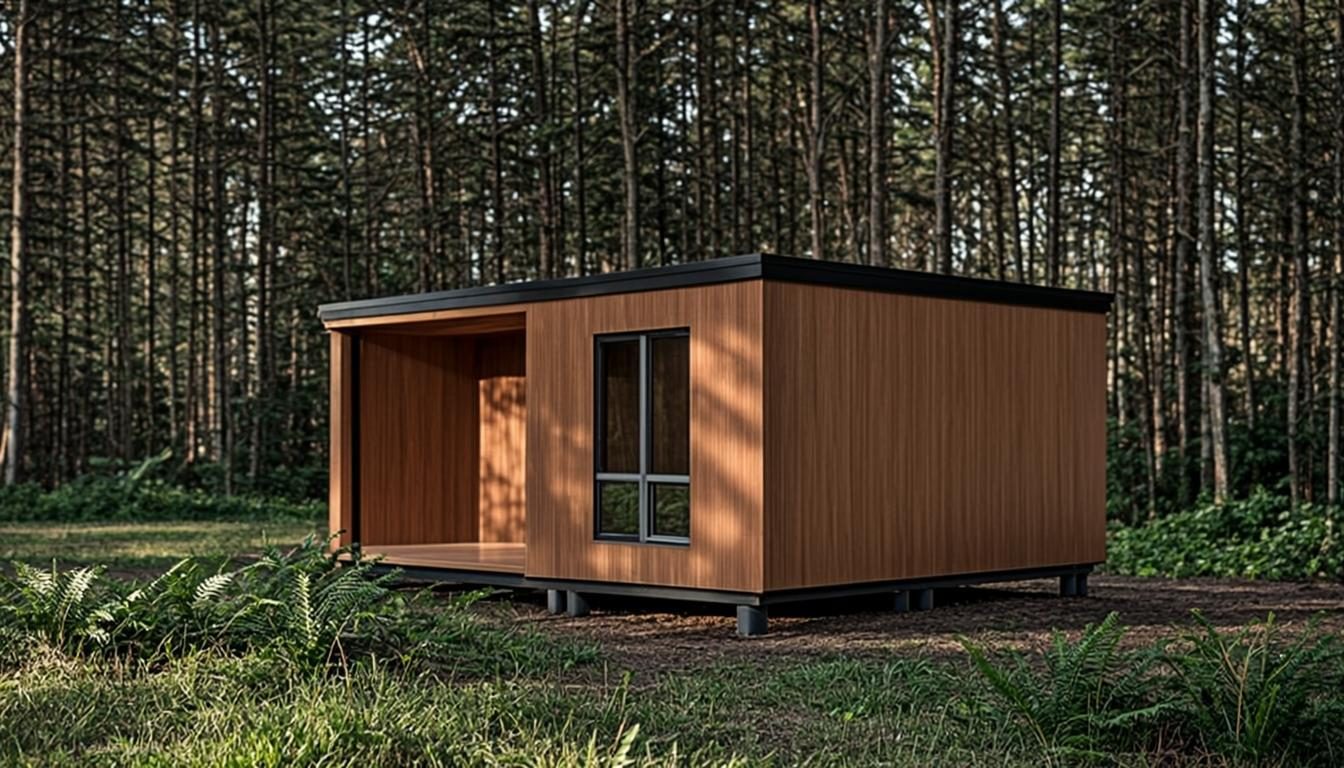 Дом 4×6 4×6 — Компактный модульный дом 4×6 м (24 м²) с верандой — готовое решение «Барник» для дачи или участка.